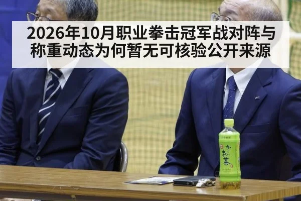 2026年10月职业拳击冠军战对阵与称重动态为何暂无可核验公开来源